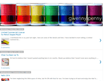 Tablet Screenshot of gwennypenny.com